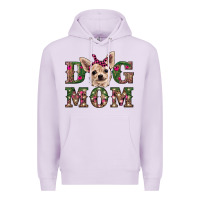Lilac christmas dog mom chihuahua Premium Hoodie - RanaPortraitStore