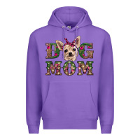 Purple christmas dog mom chihuahua Premium Hoodie - RanaPortraitStore