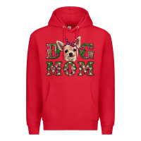 Red christmas dog mom chihuahua Premium Hoodie - RanaPortraitStore