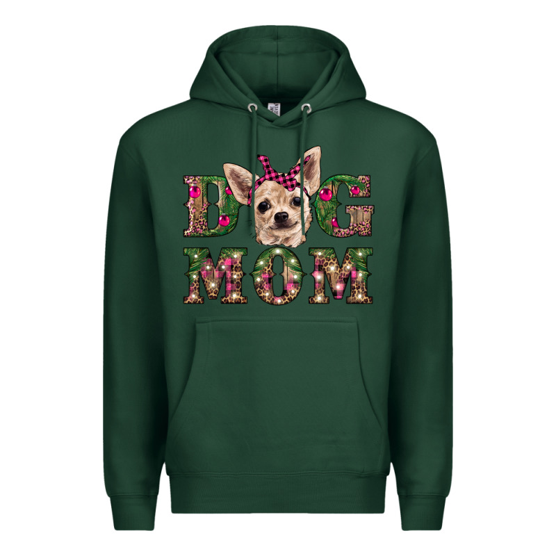 Christmas Dog Mom Chihuahua Premium Hoodie by RanaPortraitStore | Teevron