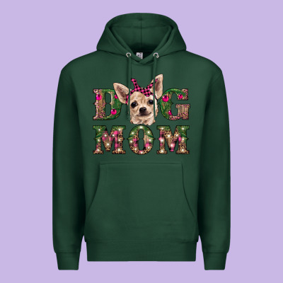 Christmas Dog Mom Chihuahua Premium Hoodie Designed By Ranaportraitstore