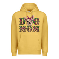 Antique Gold christmas dog mom chihuahua Premium Hoodie - RanaPortraitStore