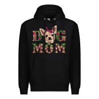 Black christmas dog mom chihuahua Premium Hoodie - RanaPortraitStore