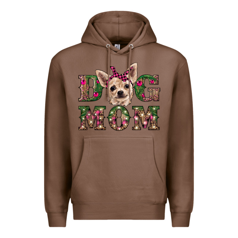 Christmas Dog Mom Chihuahua Premium Hoodie by RanaPortraitStore | Teevron