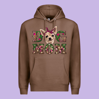 Christmas Dog Mom Chihuahua Premium Hoodie Designed By Ranaportraitstore