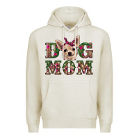 Oatmeal Heather christmas dog mom chihuahua Premium Hoodie - RanaPortraitStore