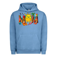 Pigment Pebble Blue summer mom Urban Hoodie - texasbilliewilder