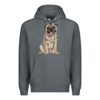 Rock pug Premium Hoodie - RanaPortraitStore