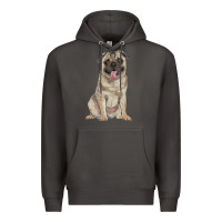 Smoke pug Premium Hoodie - RanaPortraitStore