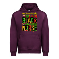 Mauve Wine unapologetically pretty black and educated nurse Urban Hoodie - Zillion Design Studio