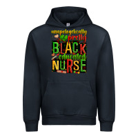 Navy unapologetically pretty black and educated nurse Urban Hoodie - Zillion Design Studio