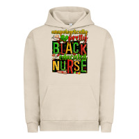 Pigment French Oak unapologetically pretty black and educated nurse Urban Hoodie - Zillion Design Studio