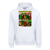 White unapologetically pretty black and educated nurse Urban Hoodie - Zillion Design Studio