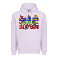 Lilac please be patient i have autism Premium Hoodie - Zillion Design Studio