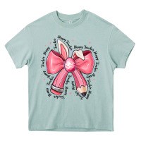 Arona easter bunny pencil bow Heavy Core Tee - CowhideDigitalArt