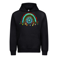 Black gemstone christmas rainbow Urban Hoodie - RanaPortraitStore