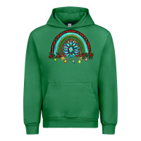 Emerald gemstone christmas rainbow Urban Hoodie - RanaPortraitStore