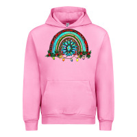 Fuchsia Pink gemstone christmas rainbow Urban Hoodie - RanaPortraitStore