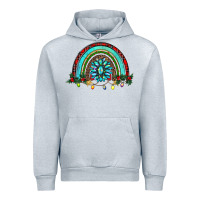 Heather Grey gemstone christmas rainbow Urban Hoodie - RanaPortraitStore