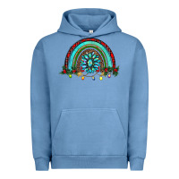 Pigment Pebble Blue gemstone christmas rainbow Urban Hoodie - RanaPortraitStore