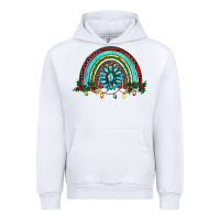 White gemstone christmas rainbow Urban Hoodie - RanaPortraitStore