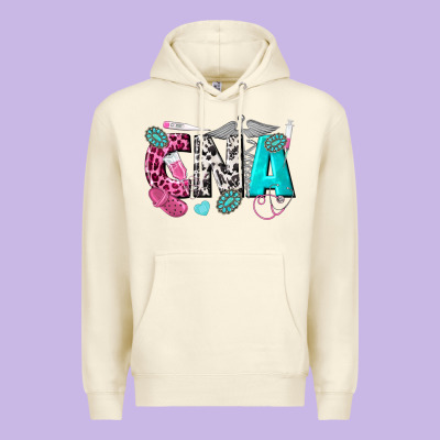 Cna Premium Hoodie Designed By Texasbilliewilder