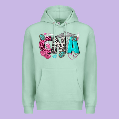 Cna Premium Hoodie Designed By Texasbilliewilder