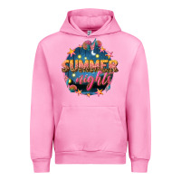 Fuchsia Pink summer nights Urban Hoodie - texasbilliewilder
