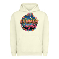 Pigment Pistachio summer nights Urban Hoodie - texasbilliewilder