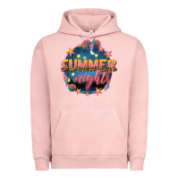 Pigment Salmon summer nights Urban Hoodie - texasbilliewilder