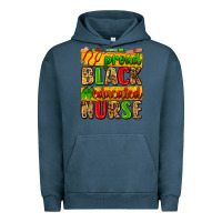 Pigment Midnight Navy proud black educated nurse Urban Hoodie - Zillion Design Studio