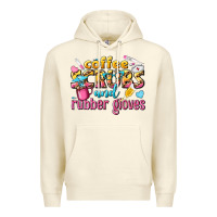 Sandshell coffee scrubs and rubber gloves Premium Hoodie - texasbilliewilder
