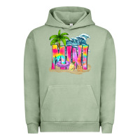 Pigment Oil Green summer mini Urban Hoodie - texasbilliewilder