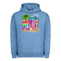 Pigment Pebble Blue summer mini Urban Hoodie - texasbilliewilder