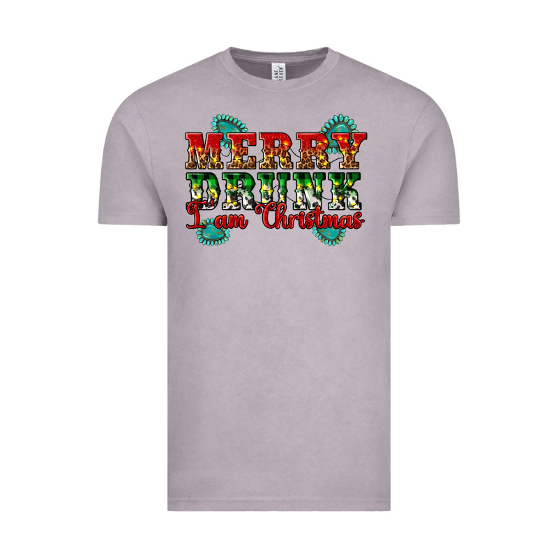 Merry Drink I Am Christmas Vintage Tee by Artiststas | Teevron