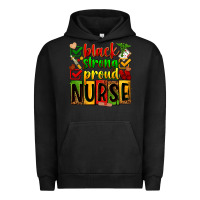Pigment Black black strong proud nurse Urban Hoodie - Zillion Design Studio