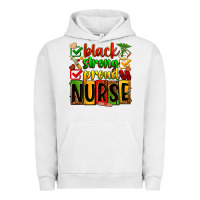 Pigment Lunar Rock black strong proud nurse Urban Hoodie - Zillion Design Studio