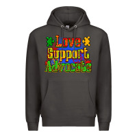 Smoke love support advocate Premium Hoodie - Zillion Design Studio