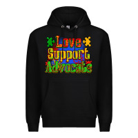 Black love support advocate Premium Hoodie - Zillion Design Studio
