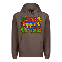 Coffee love support advocate Premium Hoodie - Zillion Design Studio