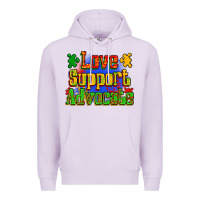 Lilac love support advocate Premium Hoodie - Zillion Design Studio