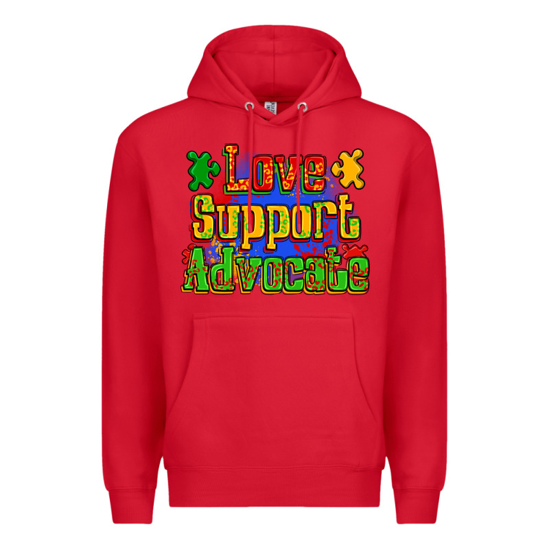 Love Support Advocate Premium Hoodie by Zillion Design Studio | Teevron