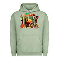 Pigment Oil Green summer tx Urban Hoodie - texasbilliewilder