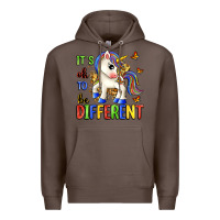 Coffee it's ok to be different Premium Hoodie - Zillion Design Studio