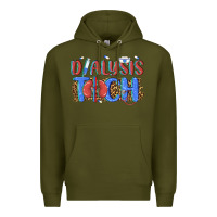 Army Green dialysis tech Premium Hoodie - texasbilliewilder