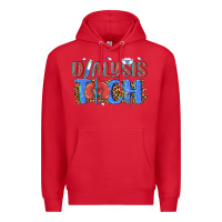 Red dialysis tech Premium Hoodie - texasbilliewilder