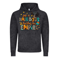 Vintage Black just a nail boss building her empire Vintage Hoodie - AdoDesignShop