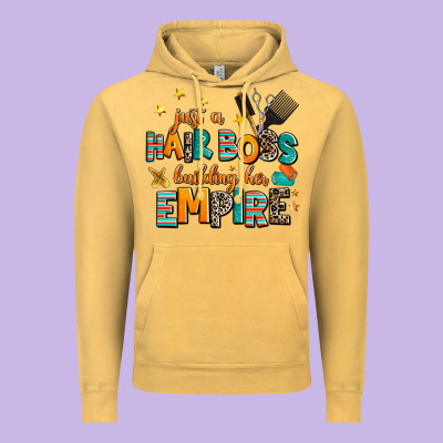 Just A Nail Boss Building Her Empire Vintage Hoodie Designed By Adodesignshop