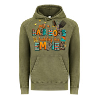 Vintage Olive just a nail boss building her empire Vintage Hoodie - AdoDesignShop
