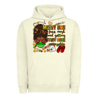 Pigment Pistachio messy bun face mask & getting stuff done  #nurselife Urban Hoodie - Zillion Design Studio